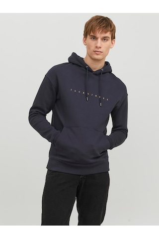 Jack & Jones Jack&jones Jjestar Erkek Sweatshirt Lacivert