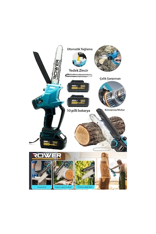 Rowermax Alman 99880vfx 6000 Mah Dijital Gösterge Otomatik Yağlam