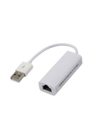 USB 2.0 - 10/100 Mbps RJ45 Ethernet Çevirici Adaptör