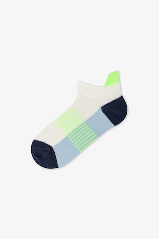 Penti Renkli Erkek Çocuk Neon Green Blue 3'lü Tab Patik Çorap