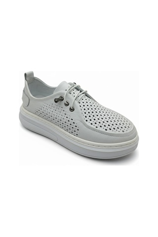 Dosa Shoes Kadın Ortapedik Deri Ayakkabı-beyaz Beyaz
