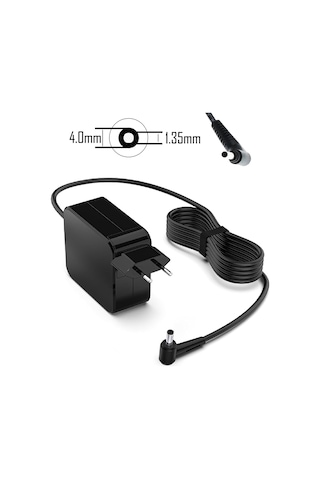 Notebook Adaptör - Duvar Tip - Asus Vivobook Tp300 Muadili İle Uyumlu