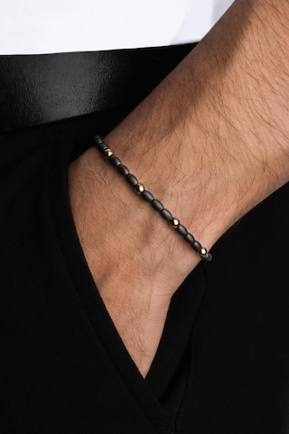 Hematit Taşlı Oksit Kaplama 21 Cm Gümüş Erkek Bileklik Oksitli 56433767