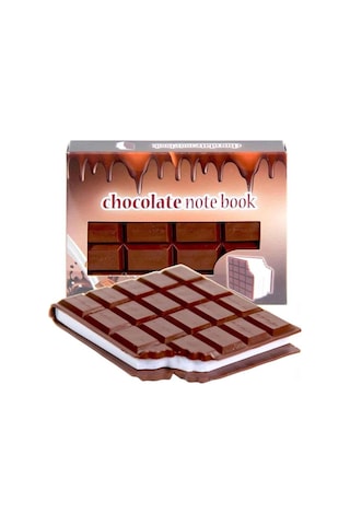 Chocolate Notebook Çikolata Görünümlü Not Defteri Çok Renkli