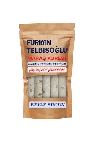 Furkan Telbisoğlu Maraş Yöresi Maraş Beyaz Ceviz Sucuk Ev Yapımı Yeni Mahsül Katkısız 500 G Maraş Yöresi