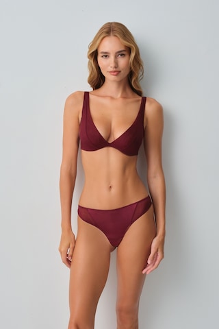 Suwen Harper Brazilian String Külot Wsl10210083020 Bordo