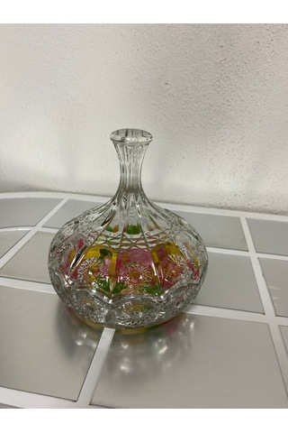 Bohemia Kapaklı Cam Şekerlik Lokumluk İkramlık Drajelik 230 Ml