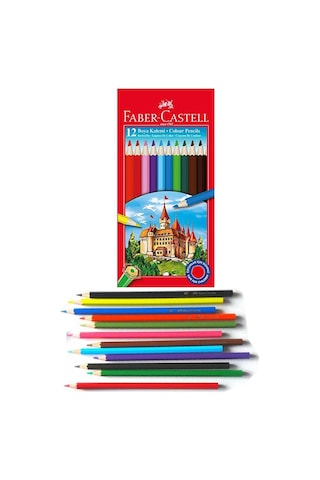 Öğrenci Boyama Seti 4 Lü Faber 12 Renk Sulu Boya Kuru Boya Pastel Boya Keçeli Kalem 12 Li Boya Set Faber Castell Okul Sınıf