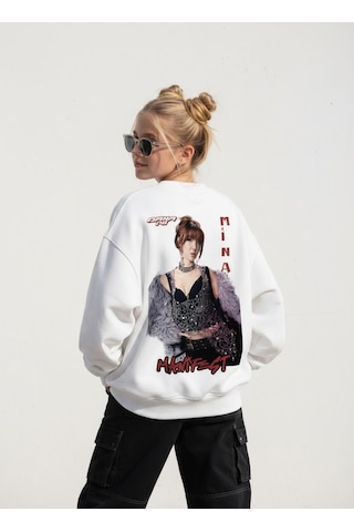 Seabubbles Manifest Mina Kız Çocuk Sweatshirt BEYAZ