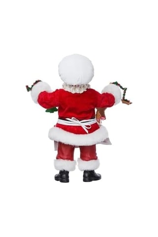 Kurt Adler Fabriche Noel Şefi Noel Baba Heykelcik, 30,5 Cm