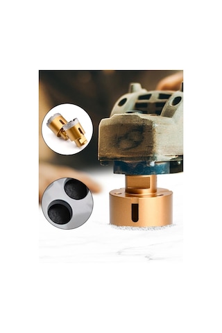 60 Mm Granit Mermer Seramik Delme Panç Spiral Matkap Aparatlı M14