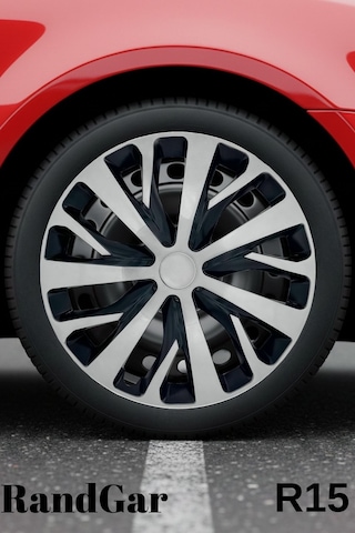 Dacia Sandero 15 İnç Jant Kapağı 4 Adet Siyah Gri C111 Rand