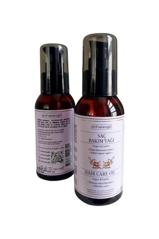 Prof Saraçoğlu Argan & jojoba Saç Bakım Yağı 100 ML
