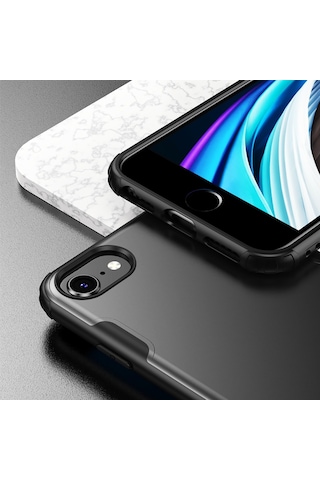 Apple Uyumlu iPhone Bikapak Elıt Mıst 7 8 se Opak Kırmızı Kapak