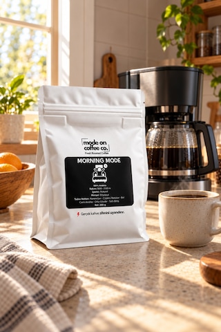 Morning Mode Etiyopya Filtre Ve Espresso Kahve 200 Gr %100 Arabica Natural İşleme - Espresso Makinesi İçin Öğütülmüş