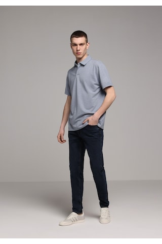Colin's Colins Regular Fit Polo Yaka Düz Erkek Mavi Kısa Kol Tişört Cl1080020 Q1.v2 Blm Mavi