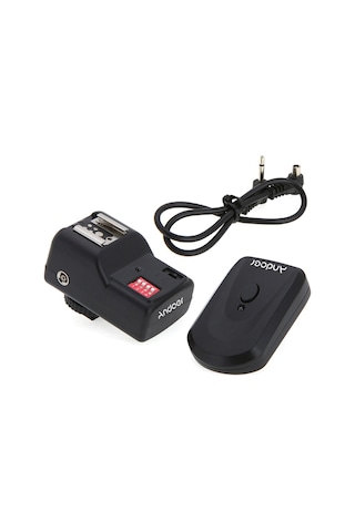 Yaozixa Andoer Evrensel 16 Kanal 433mhz Radyo Kumanda Flaş Tetikleyici, 30m Uzaklık, Siyah, Stüdyo Ve Dış Mekan Flaşları İçin