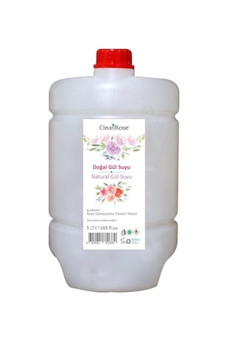 Clean Rose Doğal Gül Suyu 5 L