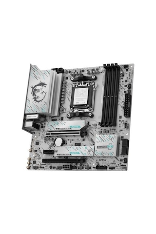Msı Mb B850m Gamıng Plus Wıfı Am5 Ddr5 8200mhz Oc Hdmı Dp 2x M.2 Usb 10gbs 5g Lan Wı-fı 7