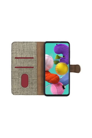 Samsung Uyumlu Galaxy A53 5G Kilif Fitcase Fabric Kapakli Cüzdanli 543444791