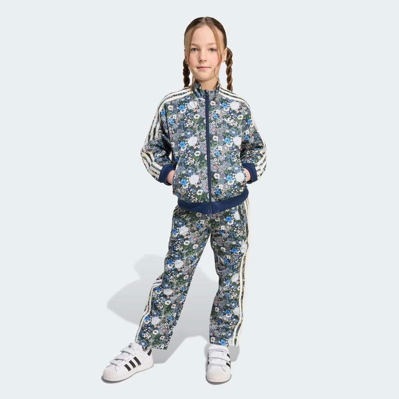 Adidas Originals X Liberty London Firebird Çocuk Eşofman Takımı C-adıjv7724c40a00 Mavi