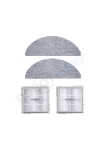 Roborock Q8 Max Pro 2025 Model Uyumlu Mop Ve Hepa Filtre-4 Parça