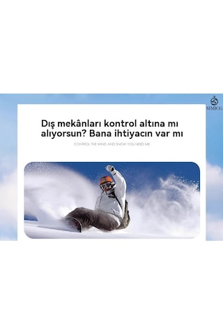 Kayak Sıcak Rüzgar Geçirmez Su Geçirmez Dokunmatik Ekran Eldiveni Gri Beyaz