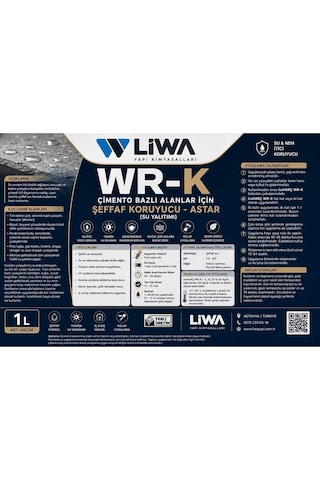 Wr-k Şeffaf Su Yalıtım Wr-k Şeffaf Su Yalıtım