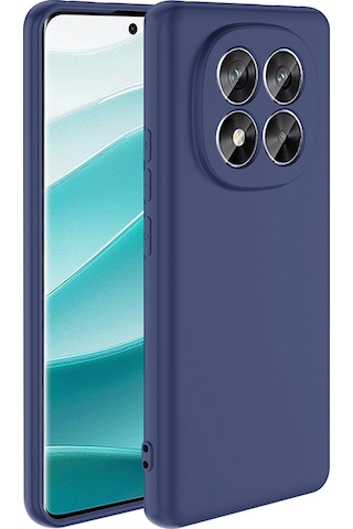 Xiaomi Redmi Note 14 Pro Plus Kılıf Zore Mara Lansman Kapak Lacivert