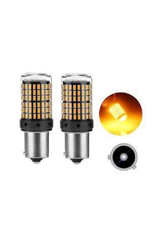 Sinyal Ampulü 144 Led Py21 Turuncu Tak Kullan Ürün Arıza Işığı