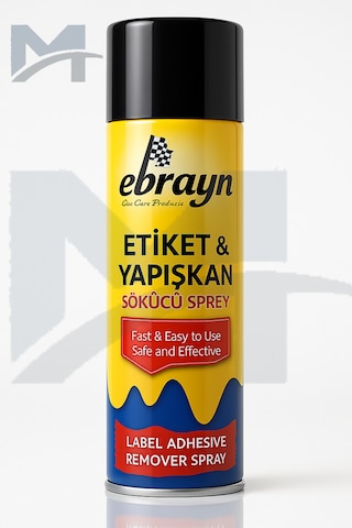 Ebrayn Etiket Ve Yapışkan Sökücü Aerosol 500 Ml Sprey Hızlı Ve Et