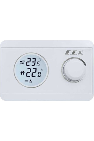 Eca Poly Pure 100w Dijital Pilli On-off Kablosuz Oda Termostatı