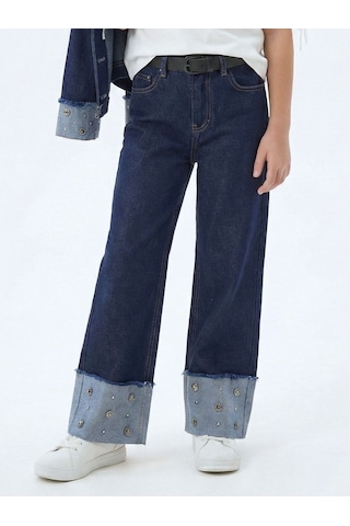 Xo Kids Kız Çocuk Pantolon 4-13 Yaş 26132 Mavi