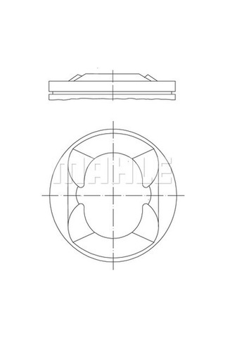 MAHLE 081PI00110002 Piston Segman 77.50 Mm N13 11257601181 MAHLE 081PI00110002 Piston Segman 77.50 Mm N13 11257601181