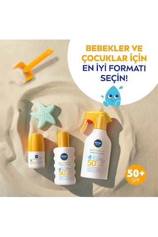 Nivea Sun Güneş Trigger Sprey Çocuk Hassas Gkf 50+ 270 Ml