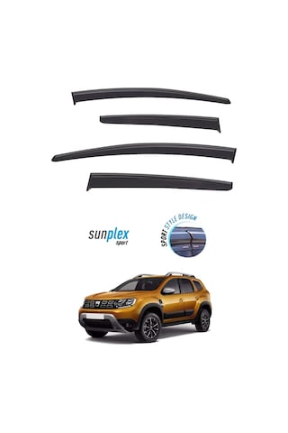 Dacia Duster 17-20 Sunplex Marka Cam Rüzgarlığı Mugen 4'Lü