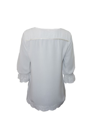Bulalgiy Kadın Ekru Dantel Bluz - Bga173701
