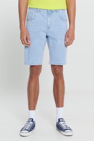 Ac&Co / Altınyıldız Classics Erkek Acık Mavı Slim Fit Dar Kesim Pamuklu Esnek Denim Şort