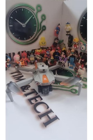 R06 Drone 360 Derece Roll Gprs Li Çift Bataryalı Ekranlı Kumanda Kulaklık Hediyeli