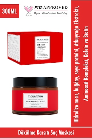 Maruderm Saç Dökülme Karşıtı Saç Maskesi 300 ML