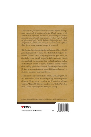 Mavi Köpeğin Gözleri - Gabriel García Márquez - Can Yayınları