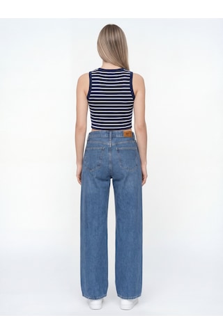 LOFT Wide Leg Regular Fit Kadın Pantolon Lf2037068 Q1.v1 Denim