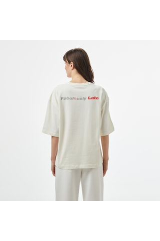 Unıted4 Kadın Krem T-shirtmınoka