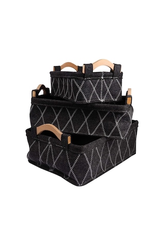 1 Set 3 Pcs Kozmetik Depolama Sepeti Raf Organizatörü B Makyaj Organizatör Sepetleri 2