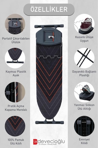 Harbinger MM149 Yeni Nesil StrongBoard Ütü Masası