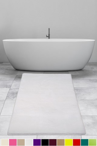 Bonny Home Elite Beyaz 100x150 Cm Peluş Banyo Paspası Kaymaz Beyaz