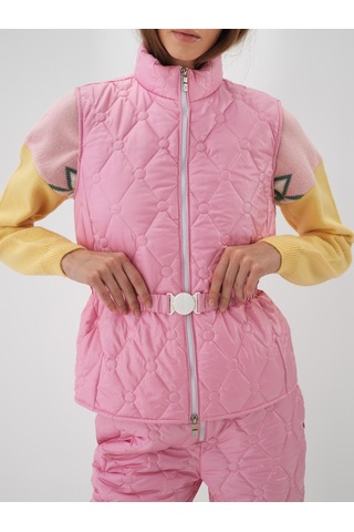 Pembe Formunu Koruyan Regular Fit Yelek 290506