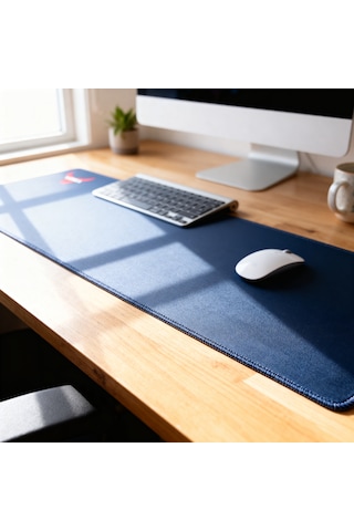 Vooka Baskılı Xxl 90x40 Profesyonel Mousepad 90x40 Kaymaz Taban Premium Masa Desk Matt 90cm X 40cm