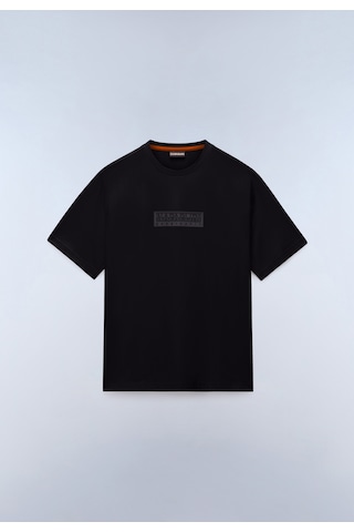Napapijri S-box Logo Ss 1 Erkek T-shirt-31969 Siyah