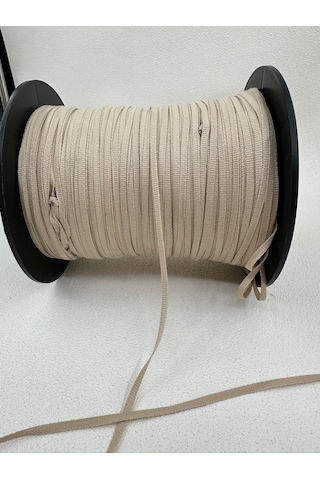 4 Mm Askılık Grogren Şerit 5 Metre - Bej